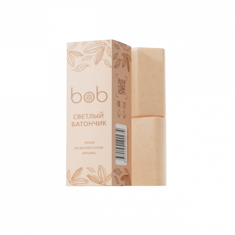 Батончик шоколадно-ореховый "Светлый" Bob